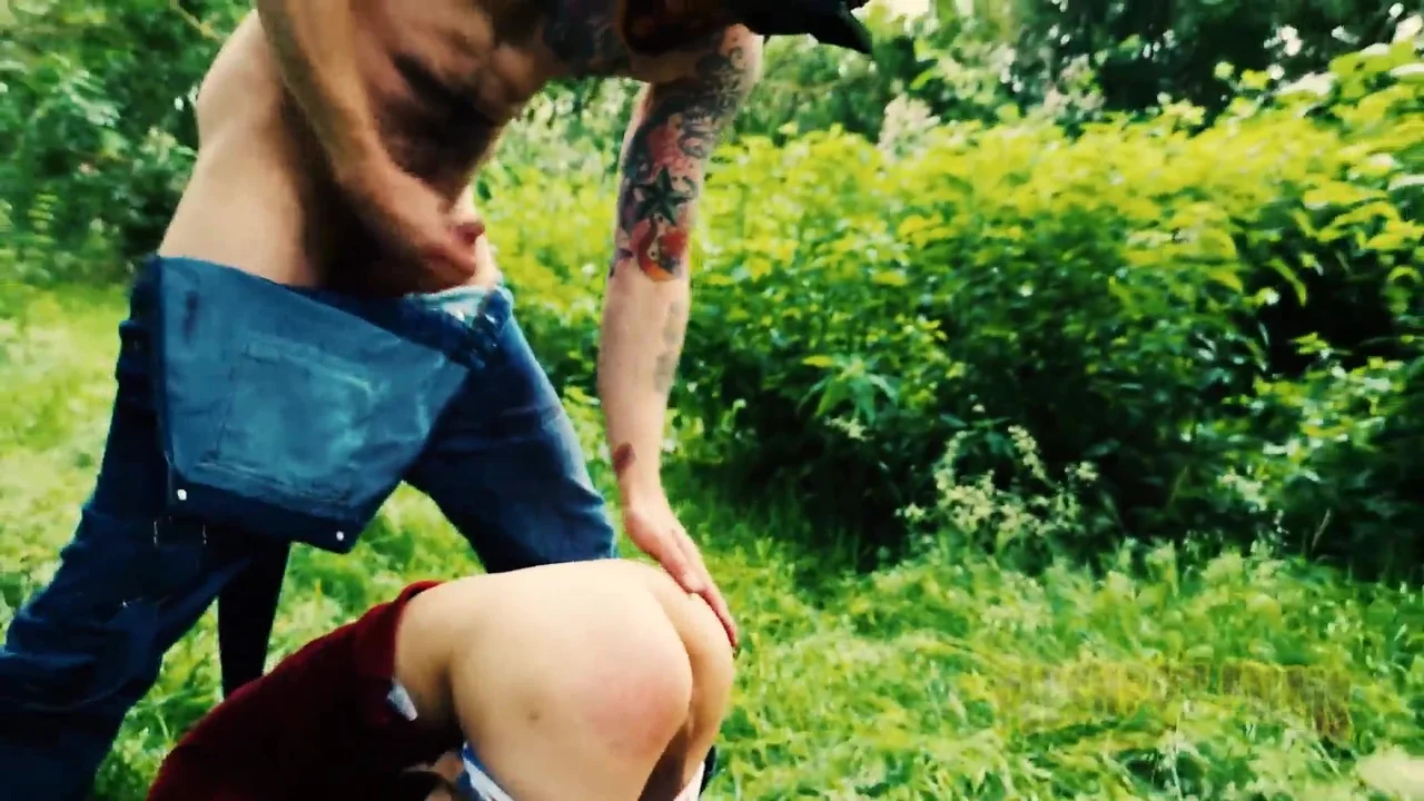 Tattooed Guy Uses Two Men For Pleasure